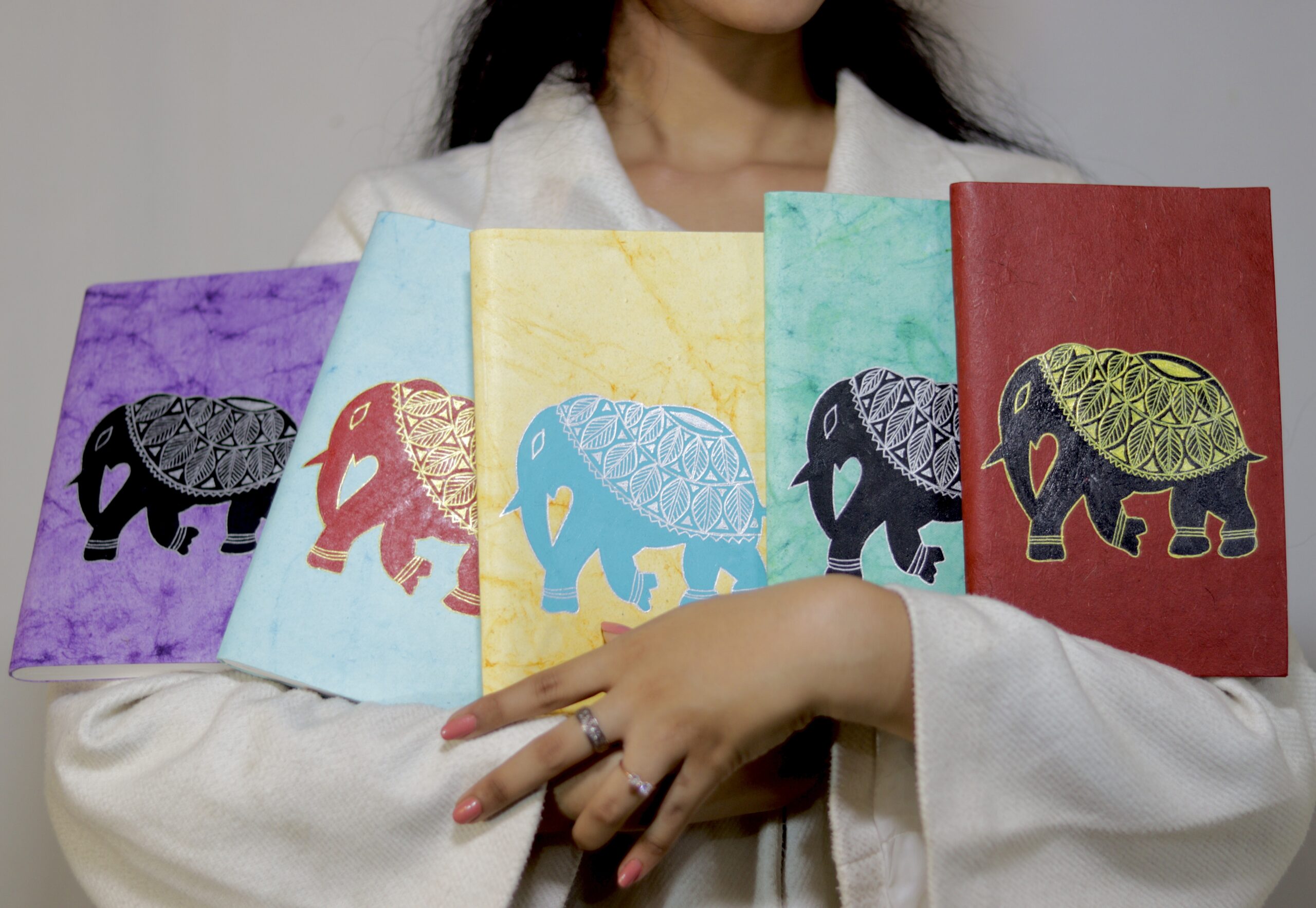 Handpainted_notebook_Elephant