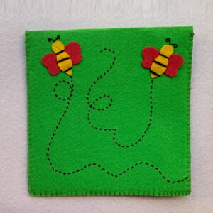 Pouch – Green, Two Bees