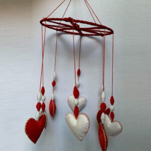 Chimes – White and Red, Hearts