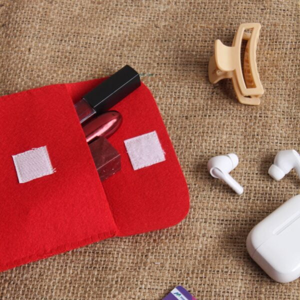 Red_Felt Pouch