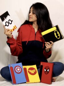 Super hero_Felt notebook