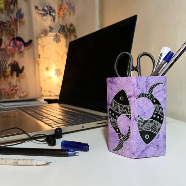 Purple_Handpainted notebook