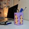 Purple_handpainted penstand