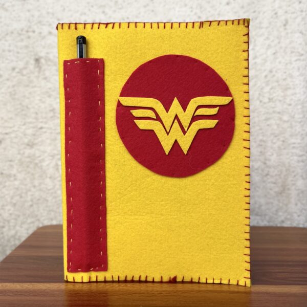 Wonder women_Felt notebook
