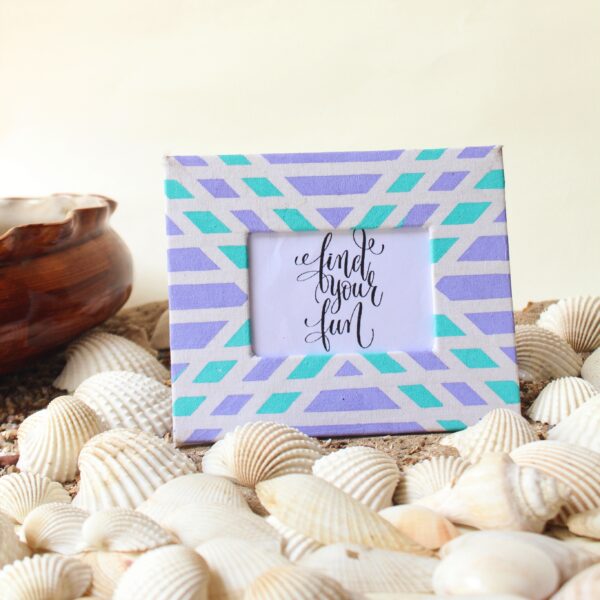Sunray_Purple and Seagreen_Magnetic photoframe