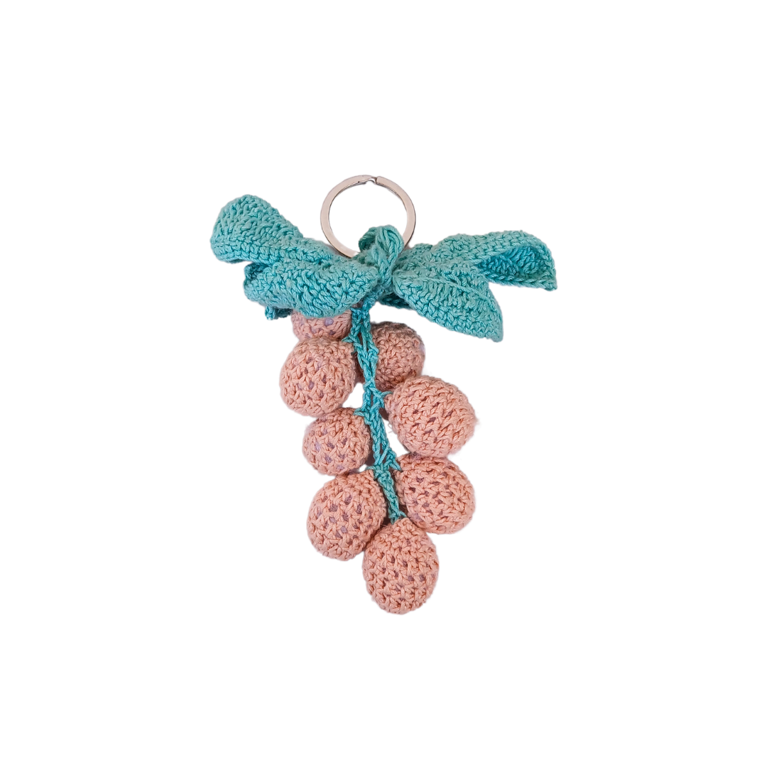 Crochet_Keychain_Grapes
