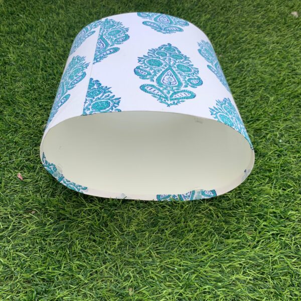 White and turquoise